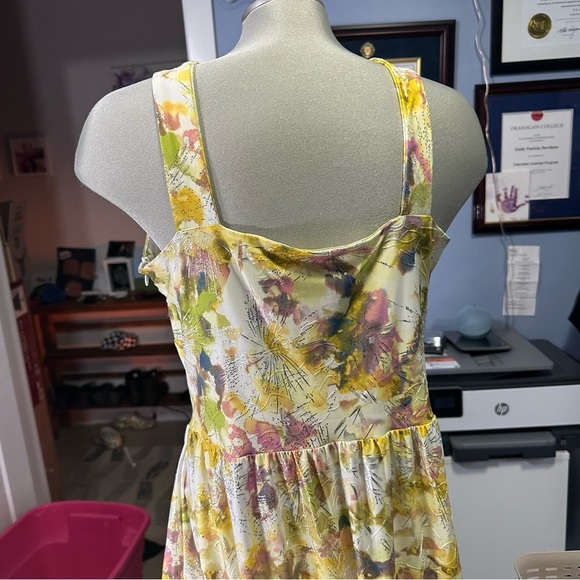 fireworks pattern vintage Artex made in Canada bolero shrug and dress set - Picture 10 of 16